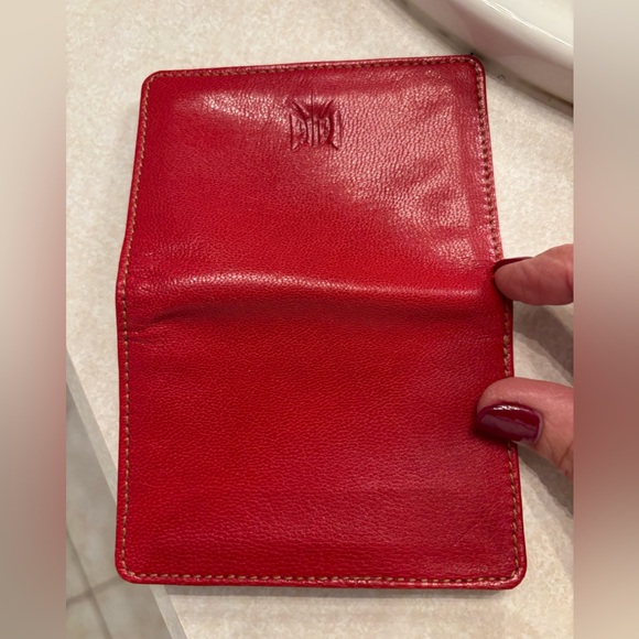Red Leather Ralph Lauren Wallet - Picture 3 of 3